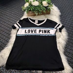 Black, White, and Blue”Pink”shirt (L)